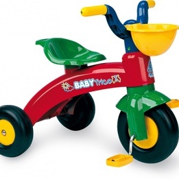 Injusa - Trehjuling - Baby Trico Junior Röd