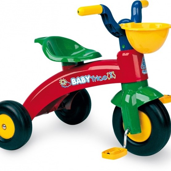Injusa – Trehjuling – Baby Trico Junior Röd