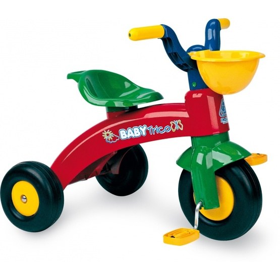 Injusa - Trehjuling - Trehjuling Baby Trico Junior Röd