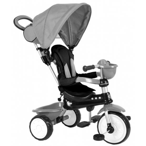 Qplay - Trehjuling Comfort 4-In-1 Grå
