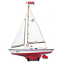 Gunther - Model Sailboat Move 39 X 50 Cm Vit / Röd