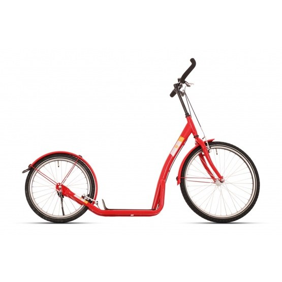 Bike Fun - Sparkcykel - Step Bike2Go 24 Inch Röd
