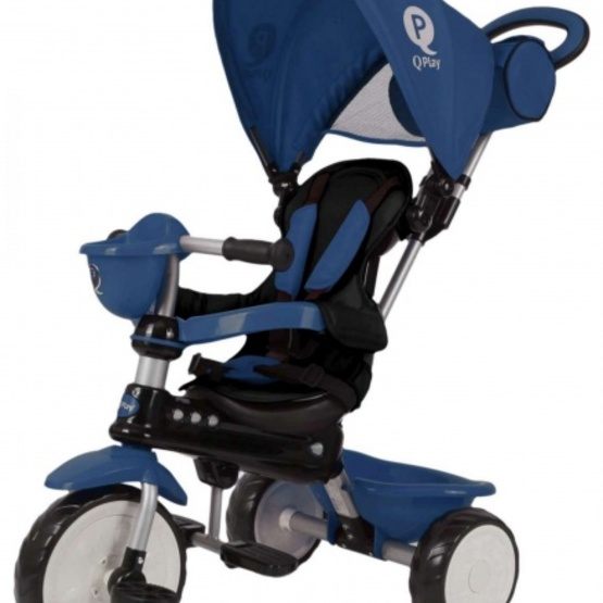 QPlay Qplay – Trehjuling Comfort 4-In-1 Blå
