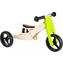 Small Foot - Balanscykel - Tricycle Trike 2-In-1 Loopfiets 10 Tum Junior Grön