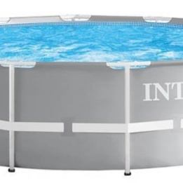 Intex - Pool Med Pump 26716Gn Prism 366 X 99 Cm Grå