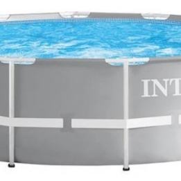Intex - Pool Med Pump 26732Gn Prism 549 X 122 Cm Grå