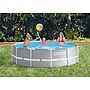 Intex - Above Ground Swimming Pool Without Pump 26710Np Prism 366 X 76 Cm Grå