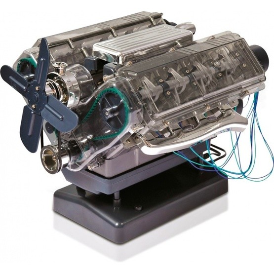 Megableu - Modelsett Motor Lab: V8 Motor 250-Part