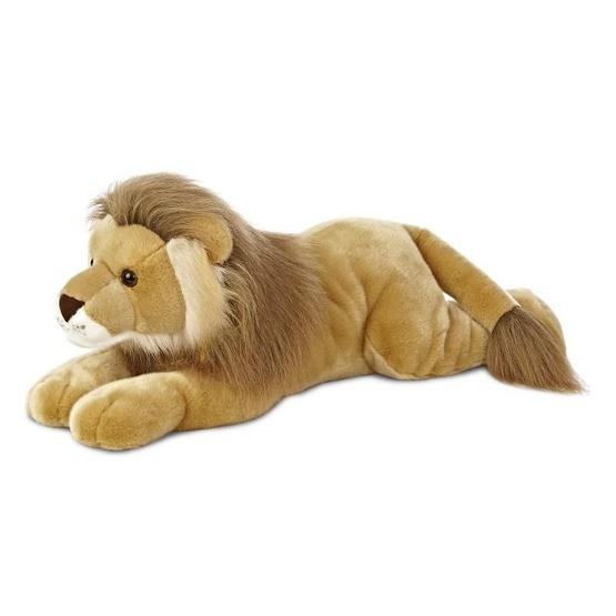 Aurora - Mjukisdjur - Lion Leo Super Flopsie 68,5 Cm Brun