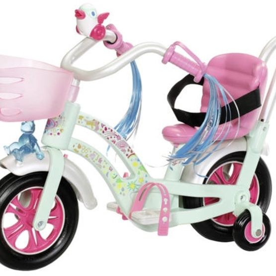 Baby Born - Doll'S Bike 43 Cm Grön/Rosa