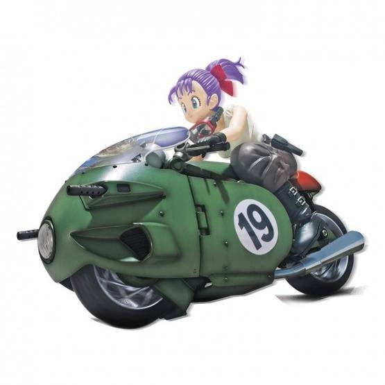 Bandai - Dragon Ball Bulma'S Motorcycle Kit Nr.19 Grön