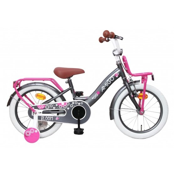 Amigo - Barncykel - Bloom 16 Tum Grå