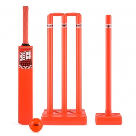 Toyrific Cricket Set Powerplay 2020Storlek 5 Röd 10-Piece