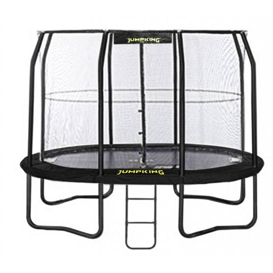 Jumpking - Studsmatta - With Net And Ladder Jumppod Oval351 X 244 Cm Svart (2016)