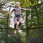 Jumpking - Studsmatta - With Net And Ladder Zorbpod 366 Cm Svart
