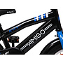 Amigo - BMX Cykel - Bmx Fun 14 Tum Svart/Blå