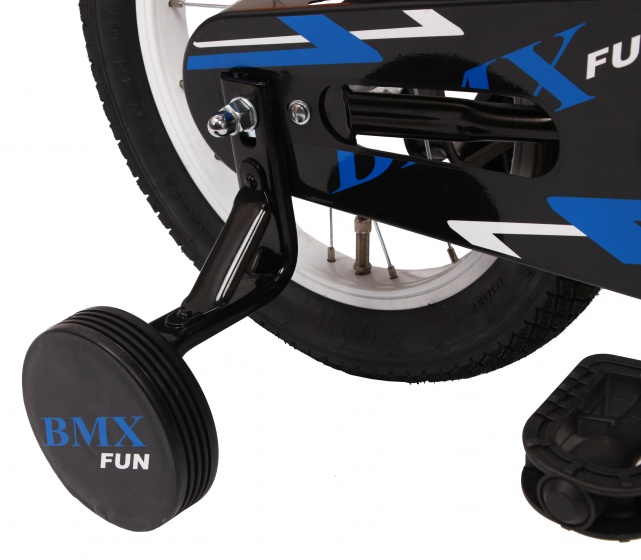 Amigo - BMX Cykel - Bmx Fun 14 Tum Svart/Blå