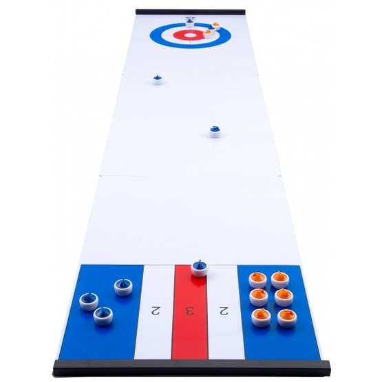 Engelhart - Game Board For Curling And Shuffle Vit 180 X 39 Cm
