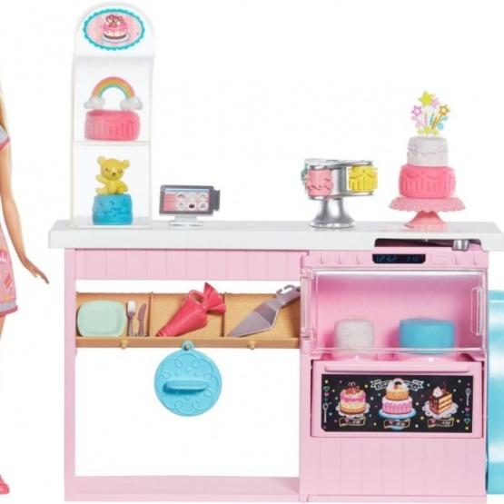 Barbie - Play Set Cake Baking Och Decorating 12 Delar 23 Cm