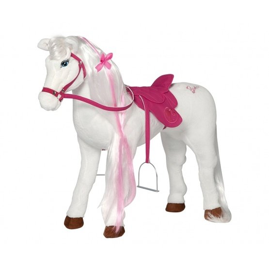 Barbie - Horse With Sound Vit 81 Cm