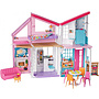 Barbie - Dockskåp Malibu 90 Cm Rosa/Vit
