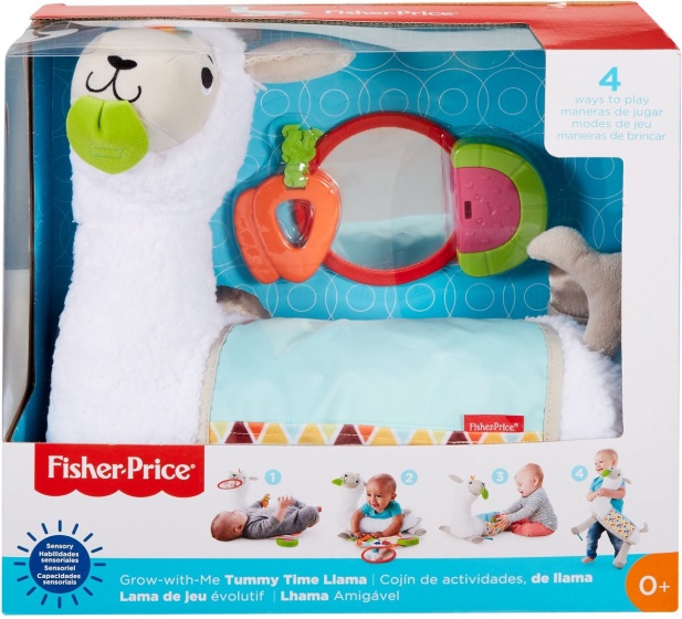 Fisher Price Mjukisdjur Tummy Time Lama Kudde