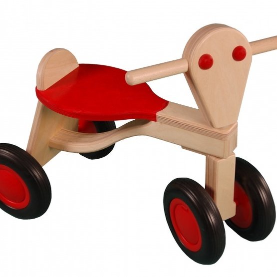 Van Dijk Toys Balanscykel Loopfiets Berken Junior Röd
