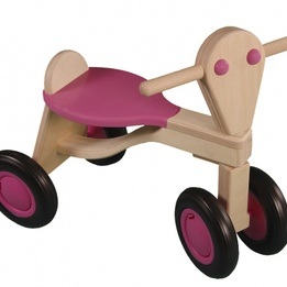 Van Dijk Toys - Balanscykel - Loopfiets Berken Junior Rosa