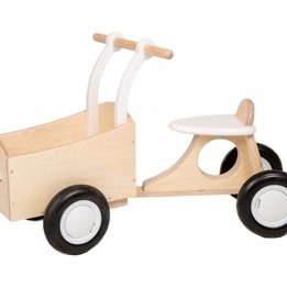 Van Dijk Toys - Sparkcykel - Loop-Bakfiets Junior Vit