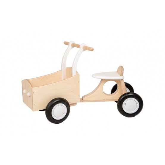 Van Dijk Toys - Sparkcykel - Loop-Bakfiets Junior Vit