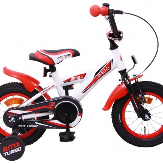 AMIGO Amigo – BMX Cykel – Bmx Turbo 12 Tum Vit