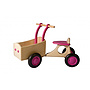 Van Dijk Toys - Sparkcykel - Loop-Bakfiets Junior Rosa