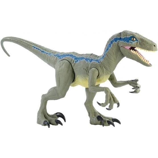 Jurassic World - Dinosaur VelociraptorBlå 105 Cm Grå/Blå