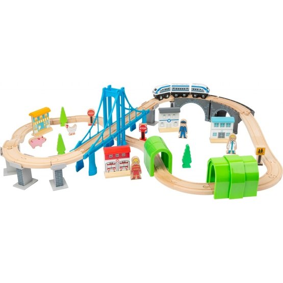 Small Foot - Toy Train Bridgewood Junior 24-Piece