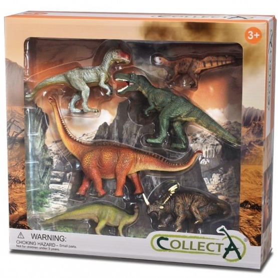 Collecta - Prehistory Dinosaur Play Set 6 Delar