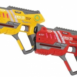 JAMARA - Laser Gun Set Impulse 22 Cm Gul/Röd