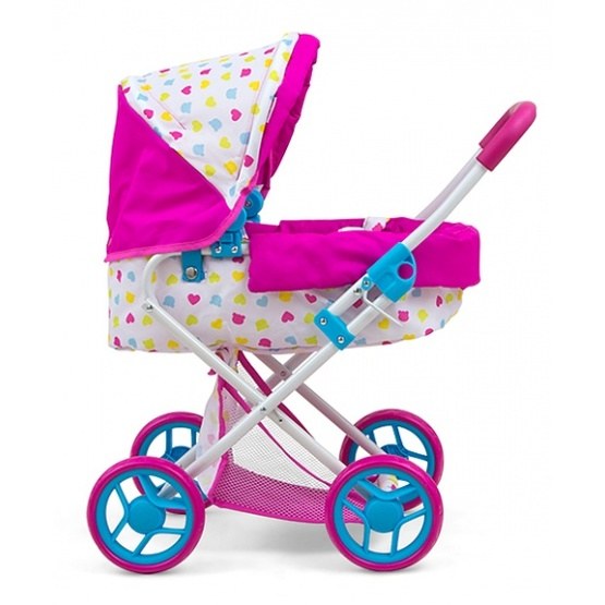 Milly Mally - Doll Carriage Alicecandy Girls 67 Cm Rosa/Blå