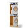 Mamamemo - Washer And Dryer Wood 86 Cm