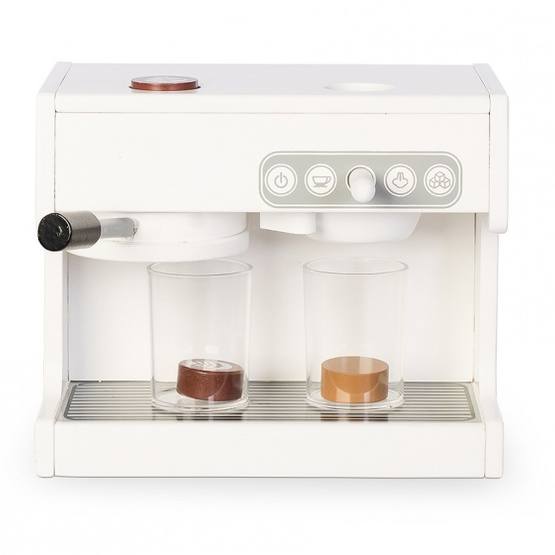 Mamamemo - Wooden Espresso Machine 23,5 Cm Vit