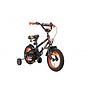 Amigo - Barncykel - Firefighter 12 Tum Matte Svart