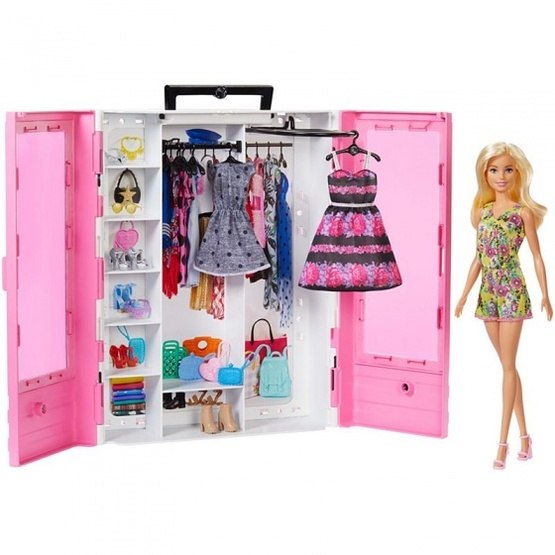 Barbie Ultimate Wardrobe With Accessories Rosa