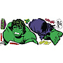 RoomMates - Väggklistermärken Marvel Classic Hulk 19 Pieces