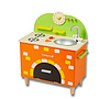 Everearth - Toys Kitchen Wood With Stone Oven 70 Cm