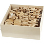 Creotime - Wooden Mini-Furniture 5 X 10 Delar Clear