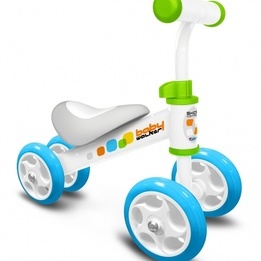 Skids Control - Sparkcykel - Loopfiets Junior Blå/Vit