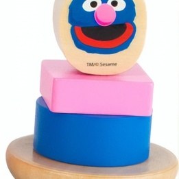 Small Foot - Träfigur Sesame Street Grover 9 Cm