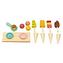Tender Toys - Ice Cream Cart With Ice Wood Junior 15-Piece