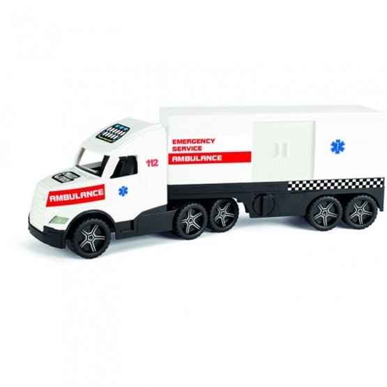 Wader - Ambulance Truck 79 Cm Vit