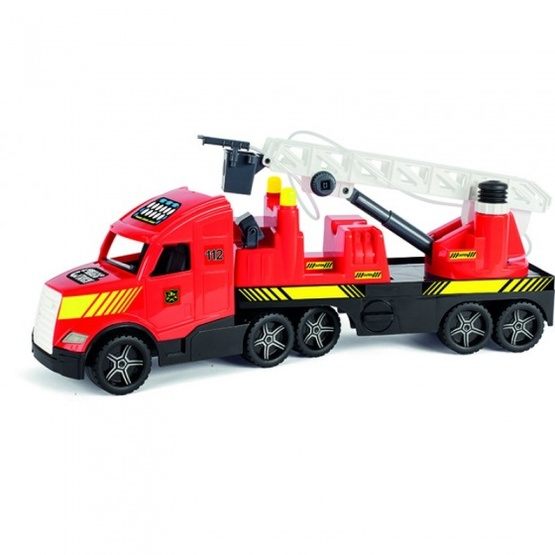 Wader - Brandbil 79 Cm Röd
