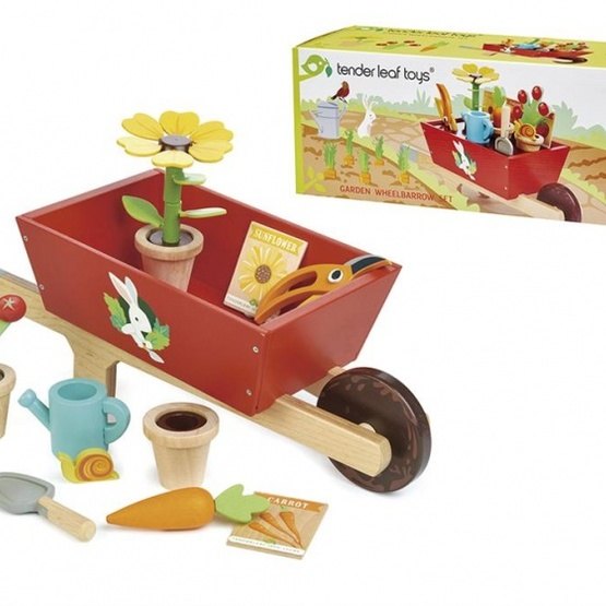 Tender Toys Wheelbarrow With Garden Set Junior 31-Piece